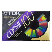 TDK CDing2 90 (2001) chrome blank audio cassette tapes - Retro 