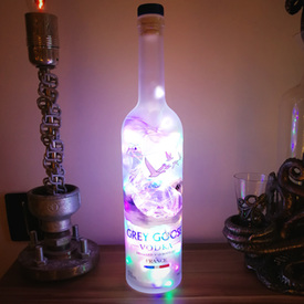 Ciroc Passion Vodka Illuminated Liquor Bottle. LED Battery Operated Lights.  