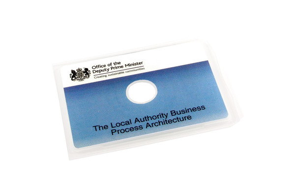 Clear plastic wallets for business card CD/DVDs