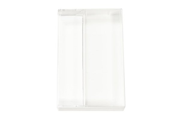 Clear single cassette case without lugs/pins
