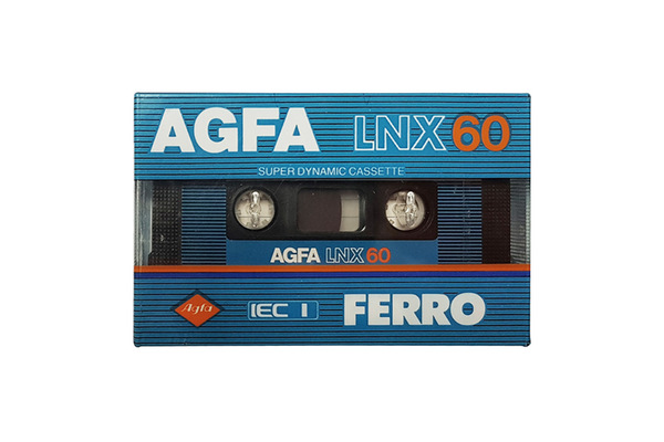 120 nastri cassette 2 PEZZI AUDIOCASSETTE Agfa Super FERRO Dynamic 60 