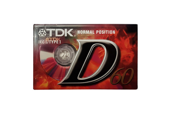 TDK D60 (1997-2001) ferric blank audio cassette tapes
