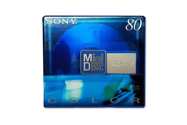 Sony MiniDisc Shock blue 80 minutes - Retro Style Media