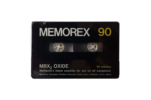 Memorex MRX2 Oxide C90 ferric blank audio cassette tapes - Retro