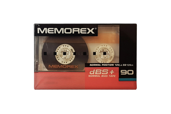 Memorex dBS+ 90 ferric blank audio cassette tapes - Retro Style Media