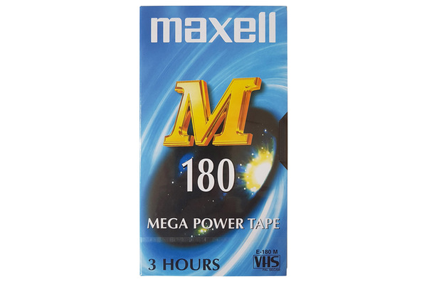 5 Count Maxell All-Purpose Standard Grade 6 Hour VHS Videotape Cassette 
