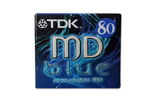 TDK MiniDisc blue 80 minutes - Retro Style Media TDK MD-CL80*5N