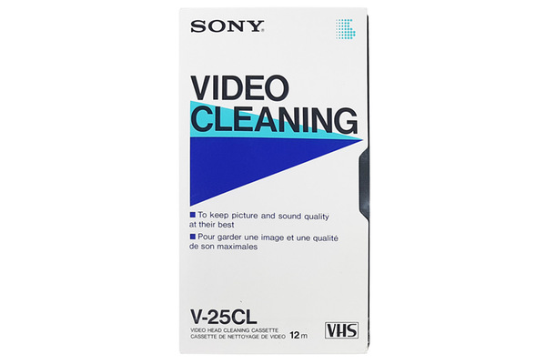 Sony Video Cleaning VHS cassette tape, V-25CL - Retro Style Media