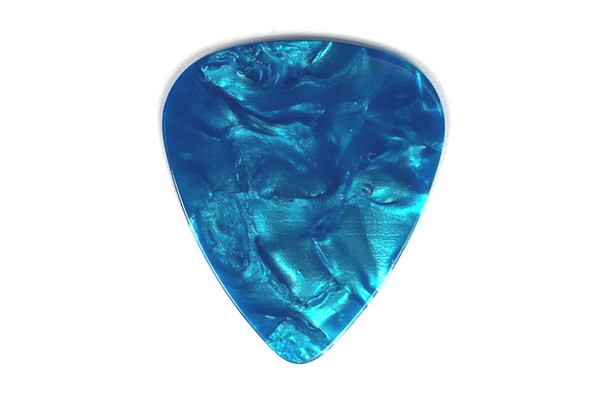 Pearl Light Blue Celluloid Guitar Picks, 0.71mm thickness