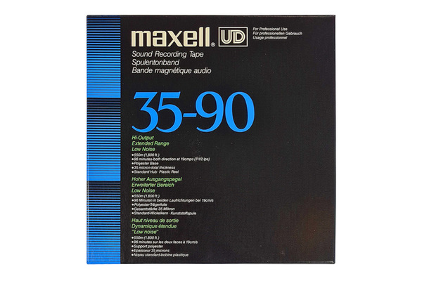 Maxell UD 35-90 reel to reel 1/4 audio tape 550m - Retro Style Media