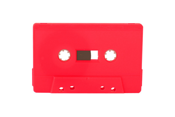 C30 neon pink blank audio cassette tapes