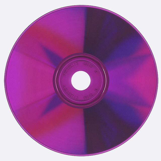 Blank 12cm purple base CD-Rs (700MB) with labels and wallets Retro Style  Media