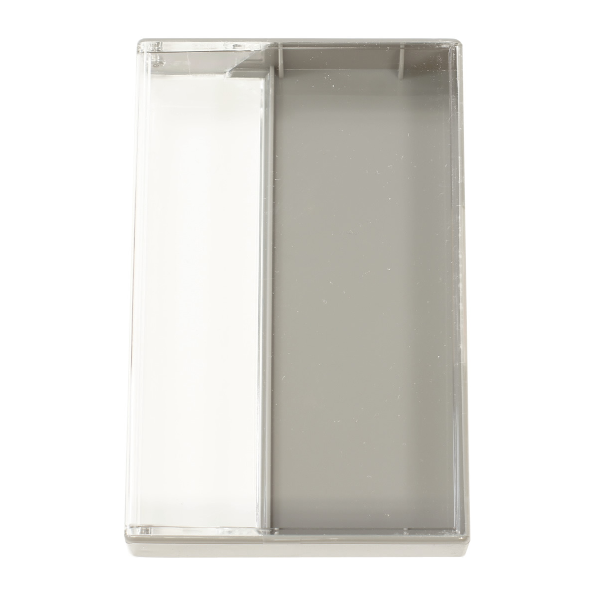 Grey single cassette case Retro Style Media