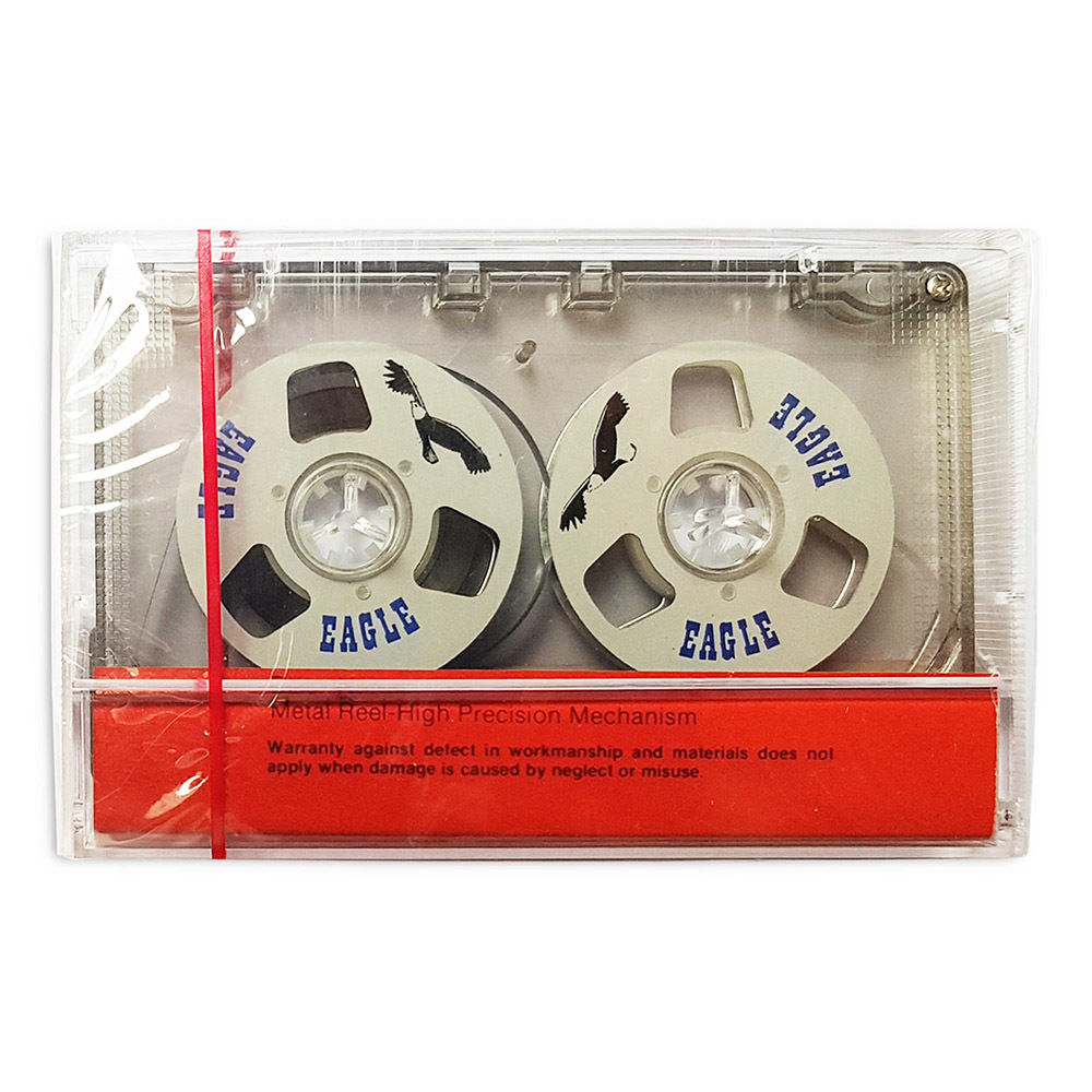 Eagle metal reel C15 ferric blank audio cassette tapes - Retro