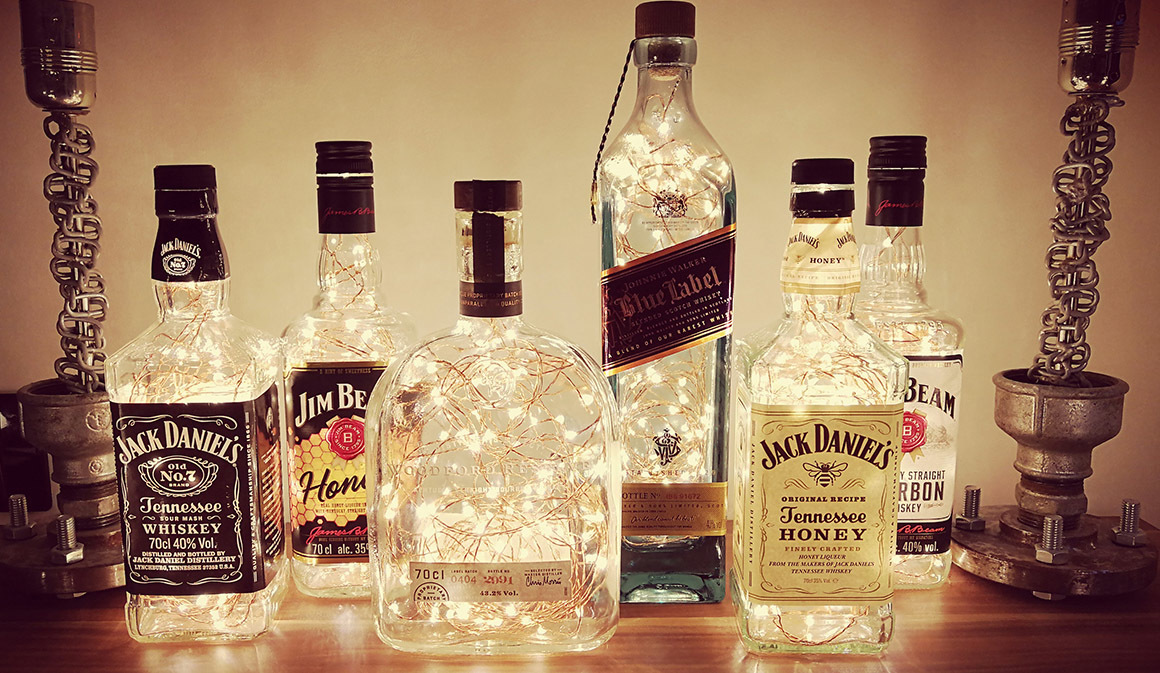 Whisky & Bourbon Bottle Lights