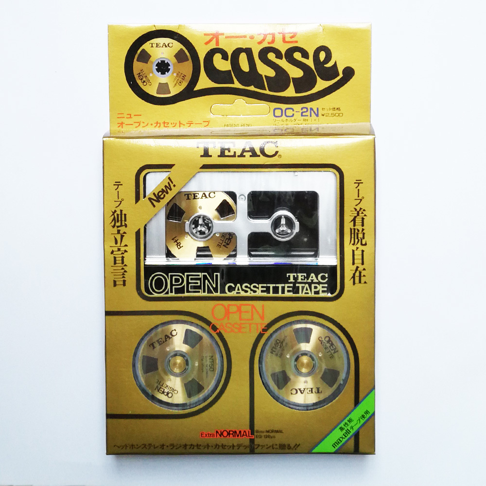 Teac Ocassse Open Cassette Reel to Reel OC-2N gold set - Retro Style Media