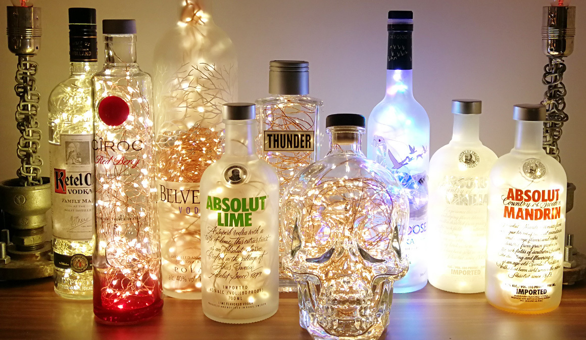 Vodka Bottle Lights