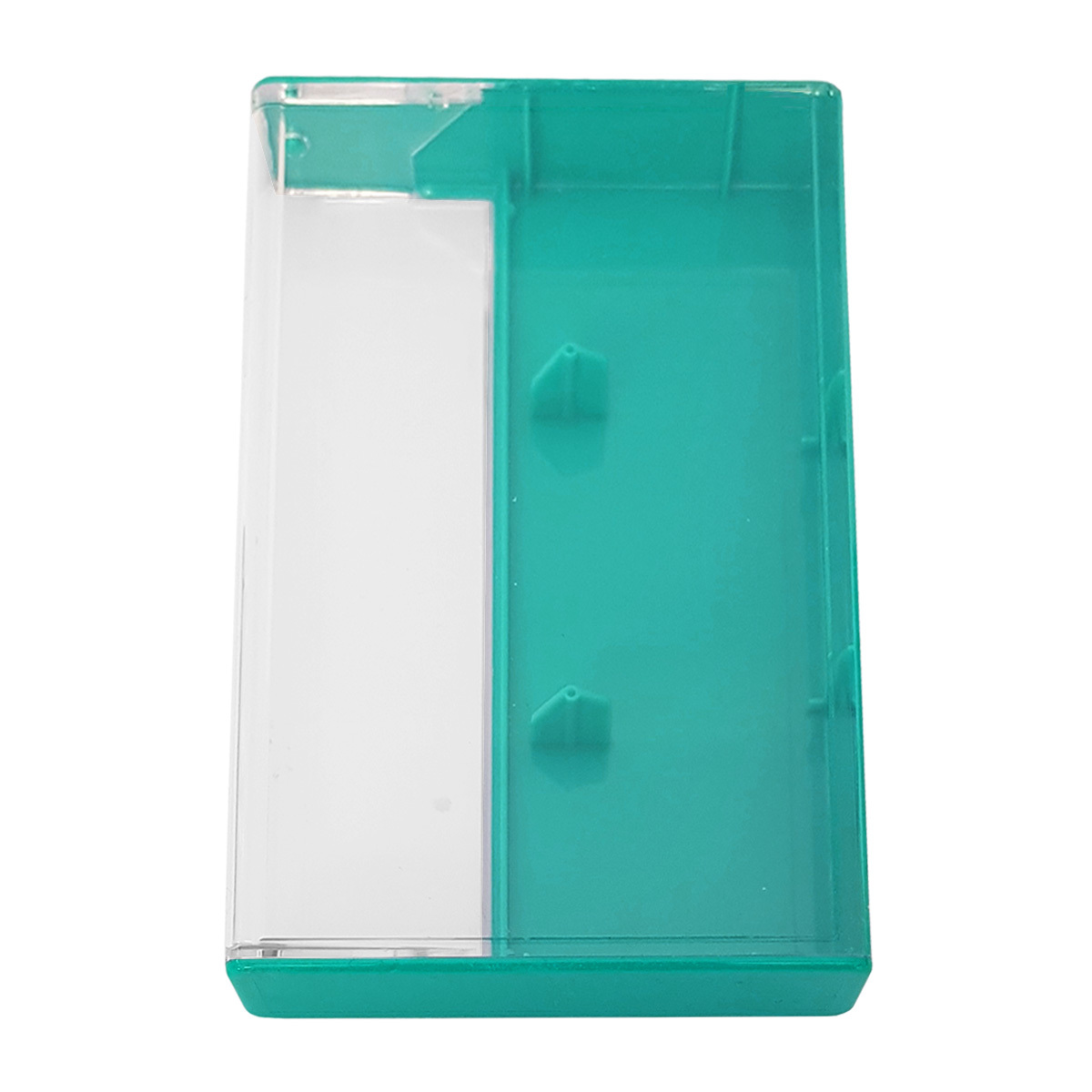 Turquoise single cassette case - Retro Style Media