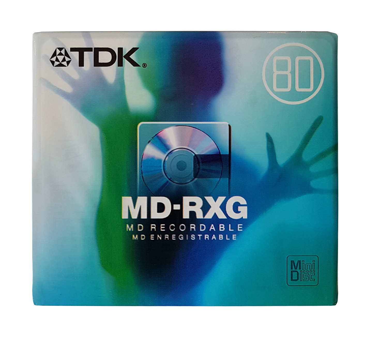 TDK MiniDisc MD-RXG 80 minutes - Retro Style Media