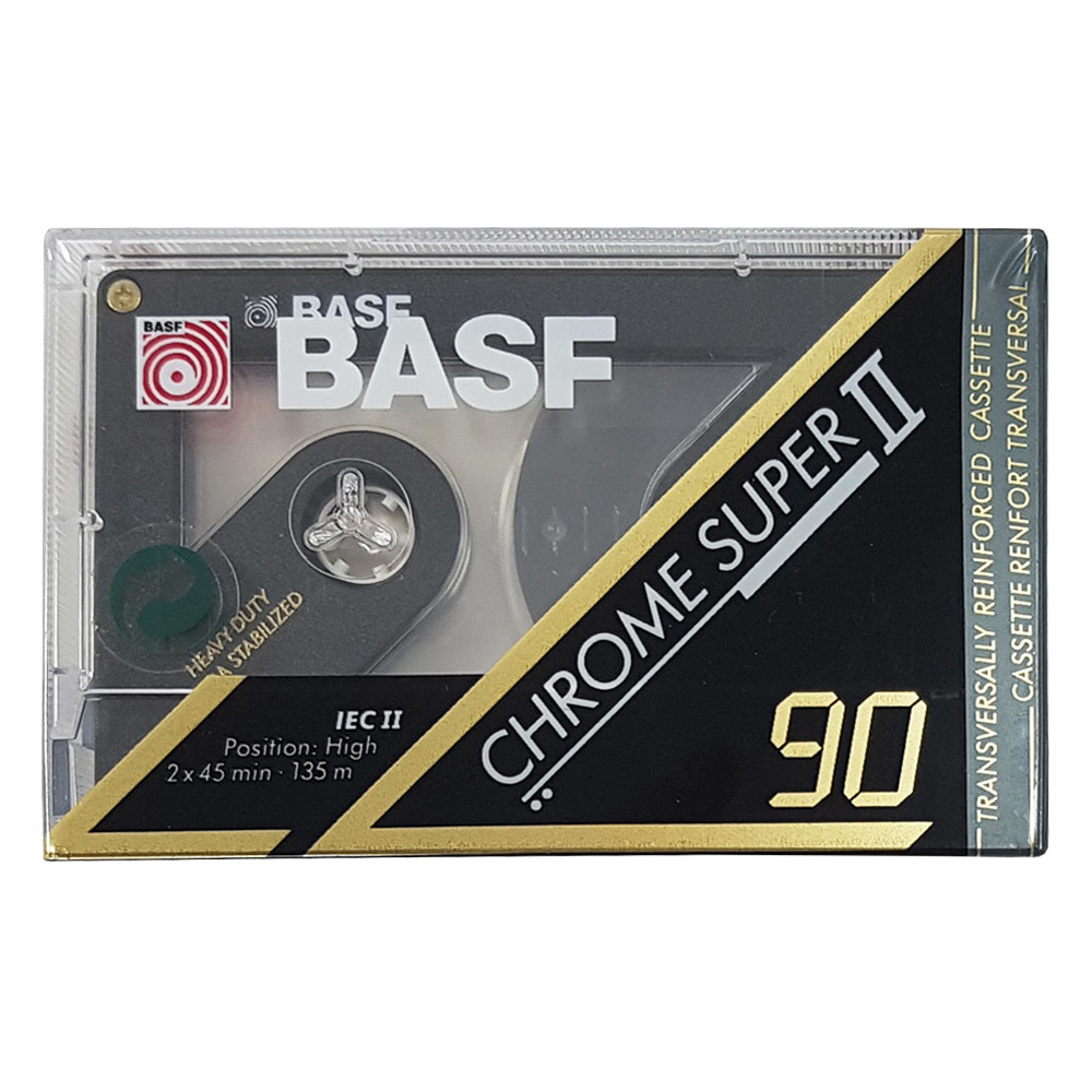 Cassette audio BASF Chrome Super II C90 