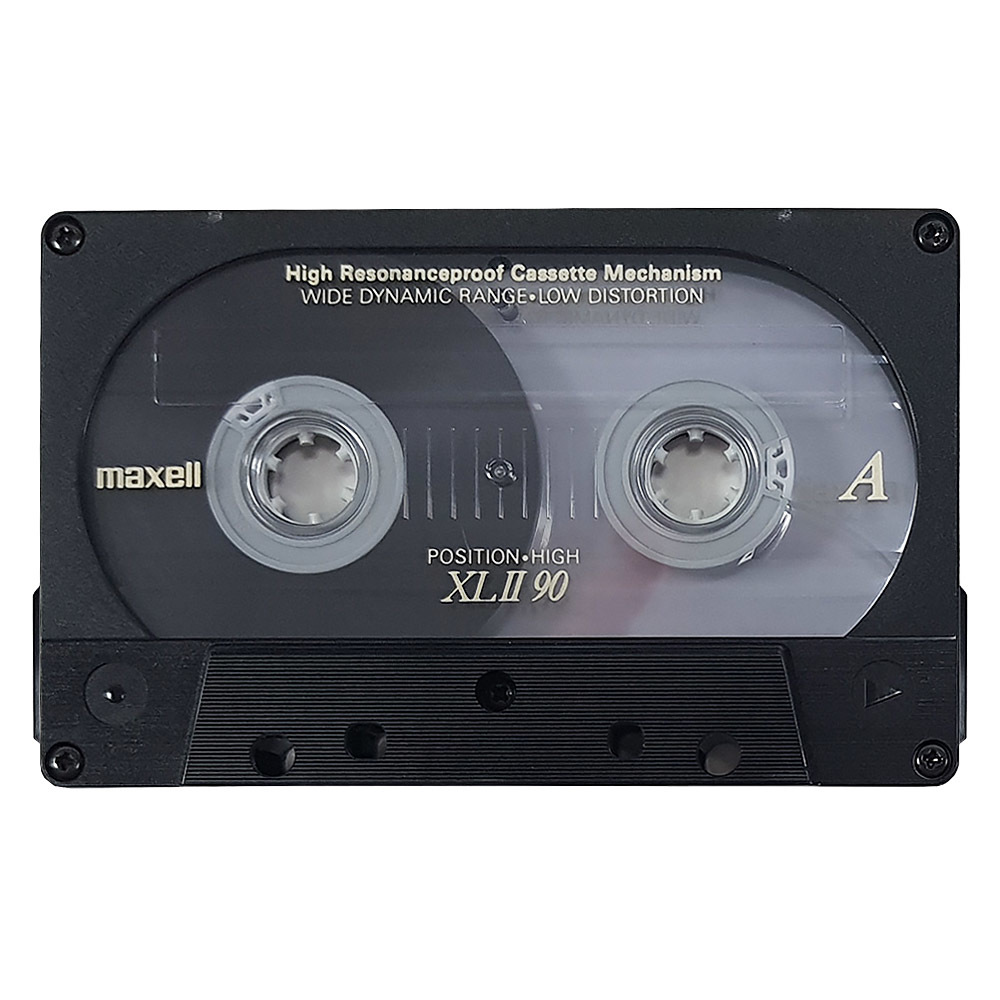 Maxell Xlii 90 1988 89 Chrome Blank Audio Cassette Tapes Retro Style Media