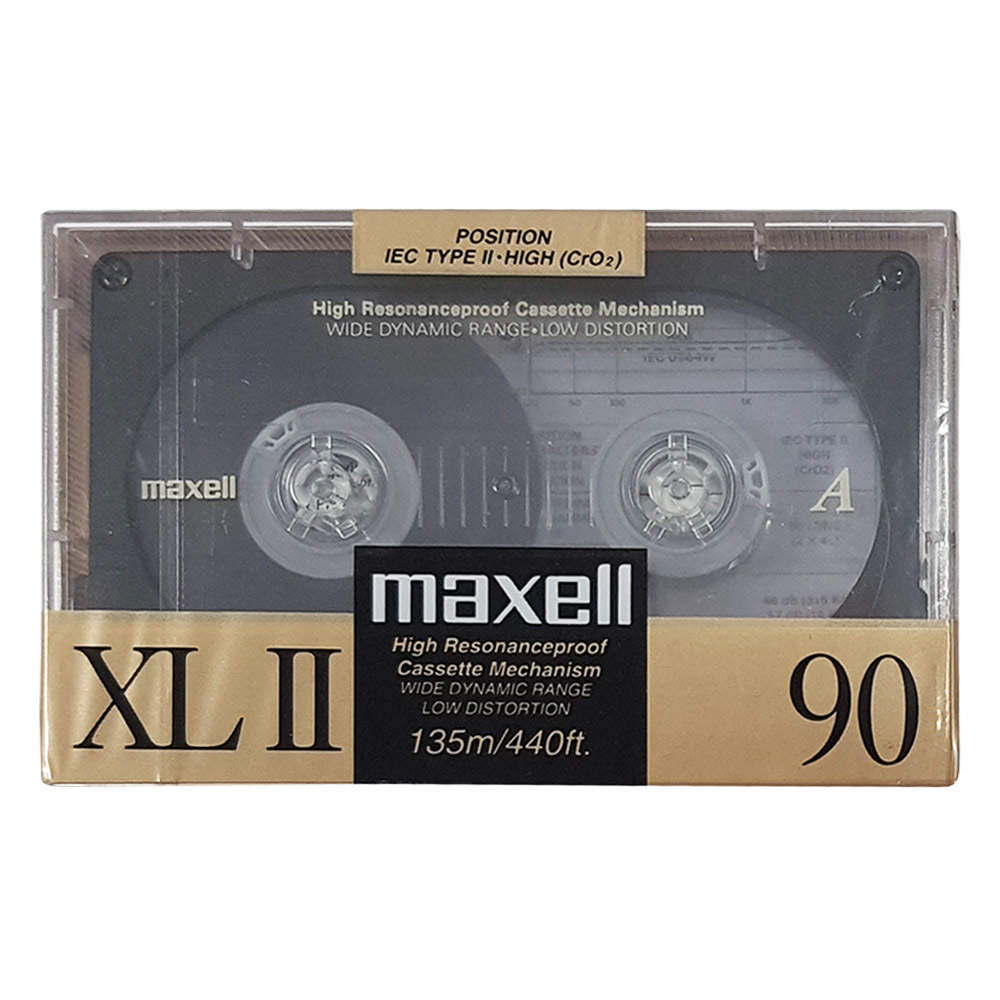Maxell XL-II 90-Minute Blank Audio Cassette 
