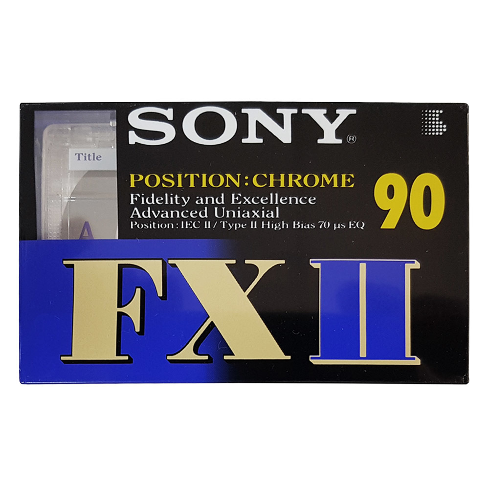 Sony Chromeaudiotapes 5-Pack 90 Min Chrome Cassette Audio