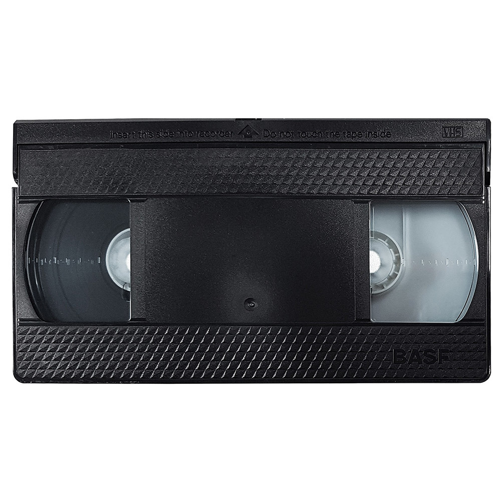 BASF E180 Super High Grade VHS cassette tape - Retro Style Media