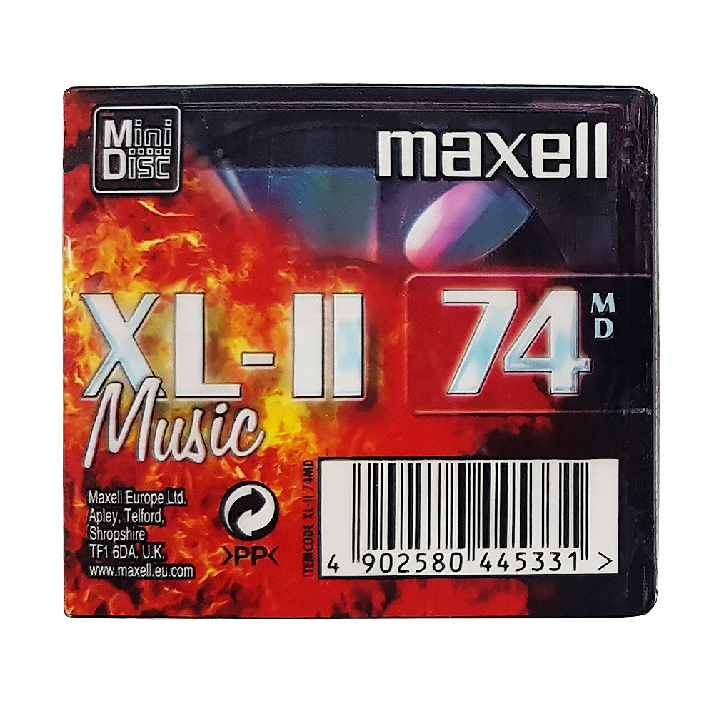 Maxell MD 74 Recordable MiniDisc Lot of 2 