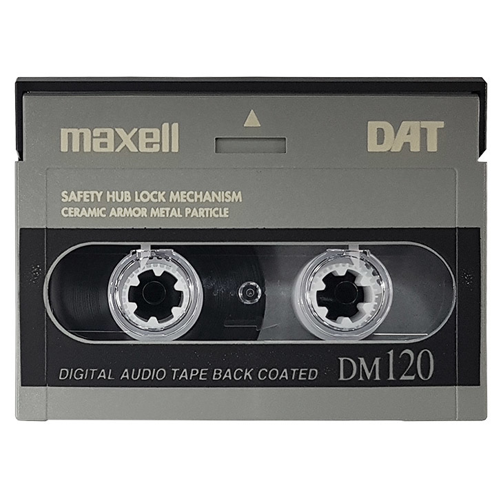 Maxell 120 minute DAT Digital Audio Tape - Retro Style Media