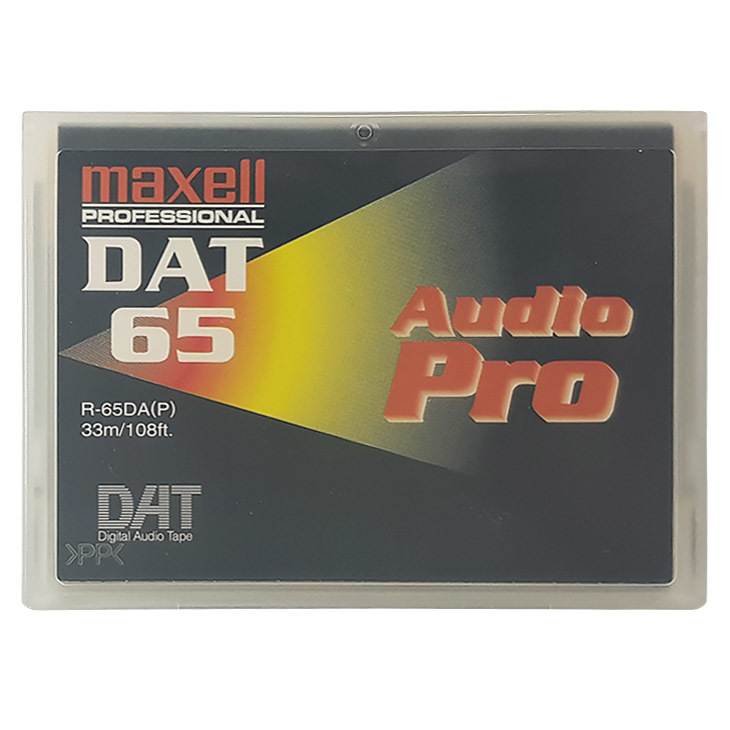 Maxell Professional 65 minute DAT Digital Audio Tape - Retro Style Media, maxell  reel to reel tape brand new