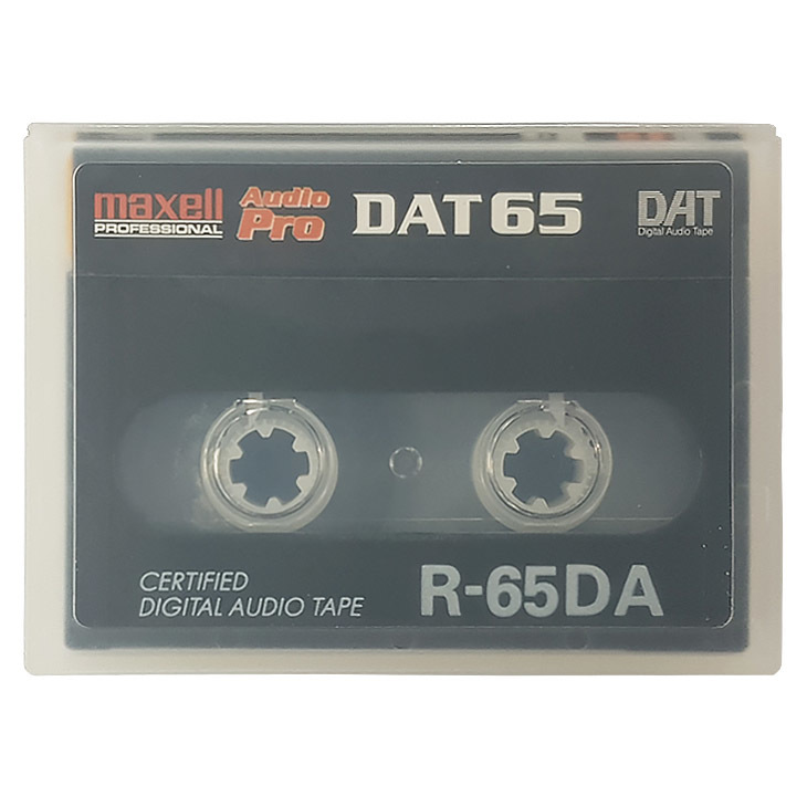 Maxell Professional 65 minute DAT Digital Audio Tape - Retro Style Media