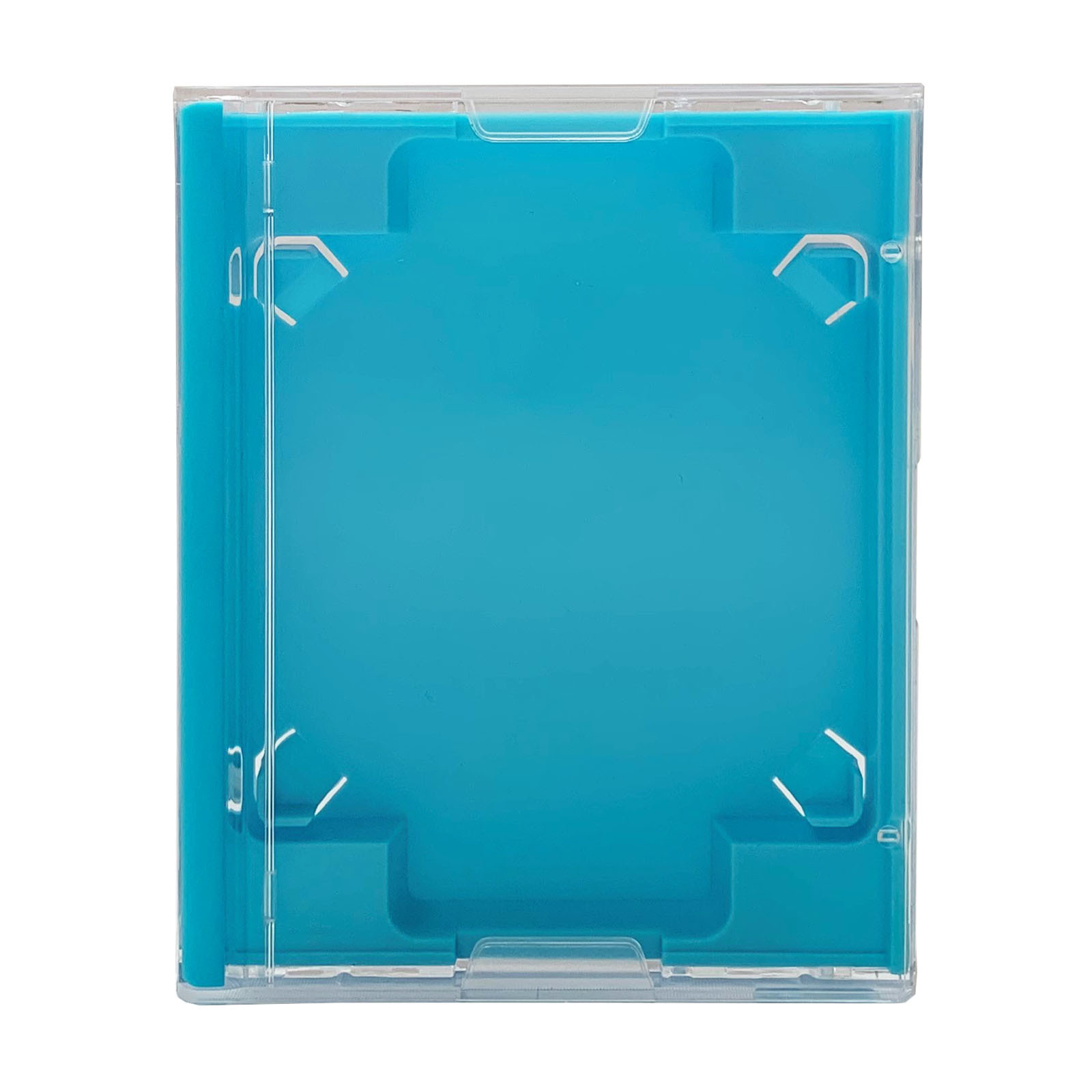 Full size MiniDisc case with a light blue inner tray - Retro Style Media