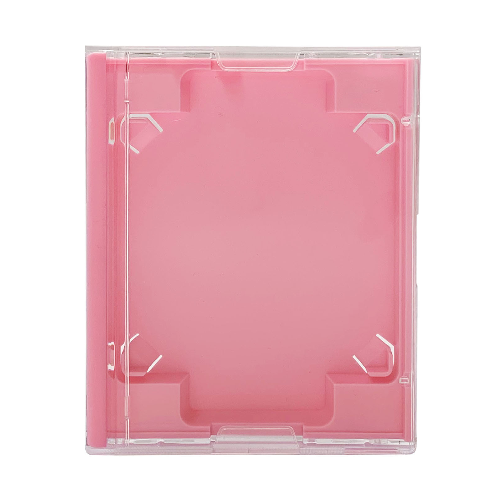 Full size MiniDisc case with a light pink inner tray - Retro Style Media