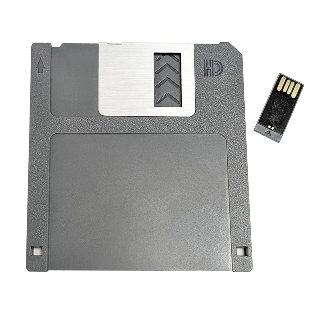 3.5" disc memory drive, 16GB, grey Retro Style Media